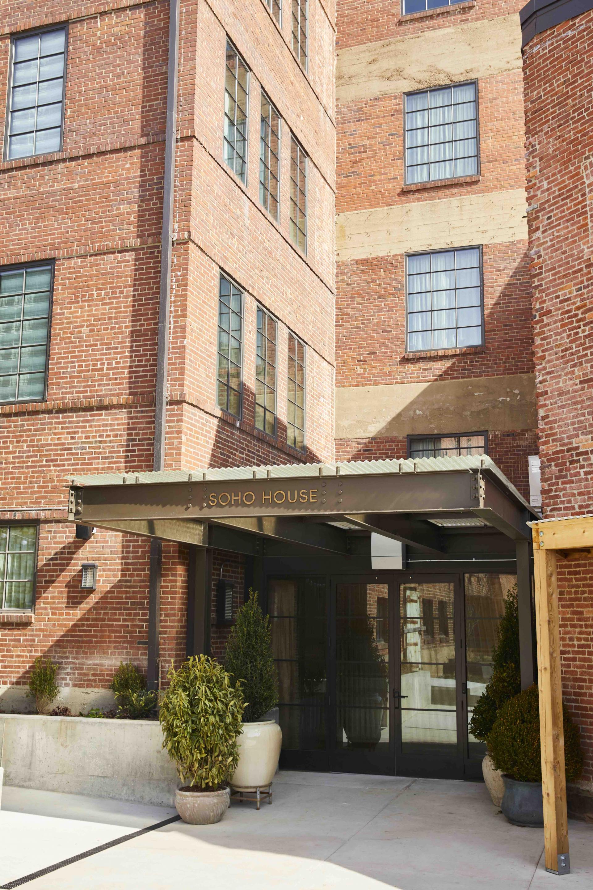 Soho House Nashville opened in two of the historic May Hosiery Mills buildings in 2022