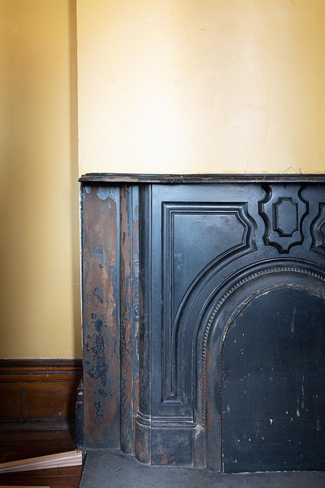 The Merritt Mansion retains its unique spirit in fireplaces and other original fixtures